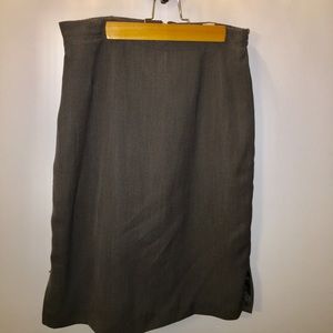 Emma & James Gray Pencil Skirt Sz 10